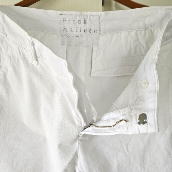 Frank & Eileen WICKLOW The ITALIAN PERFORMANCE TWILL Chino Color White S… - Picture 14 of 16
